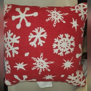 Holiday Snowflake Pillow
